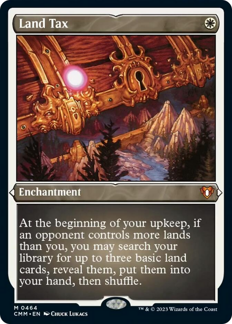 Land Tax (Foil Etched) [Commander Masters] | Eastridge Sports Cards & Games
