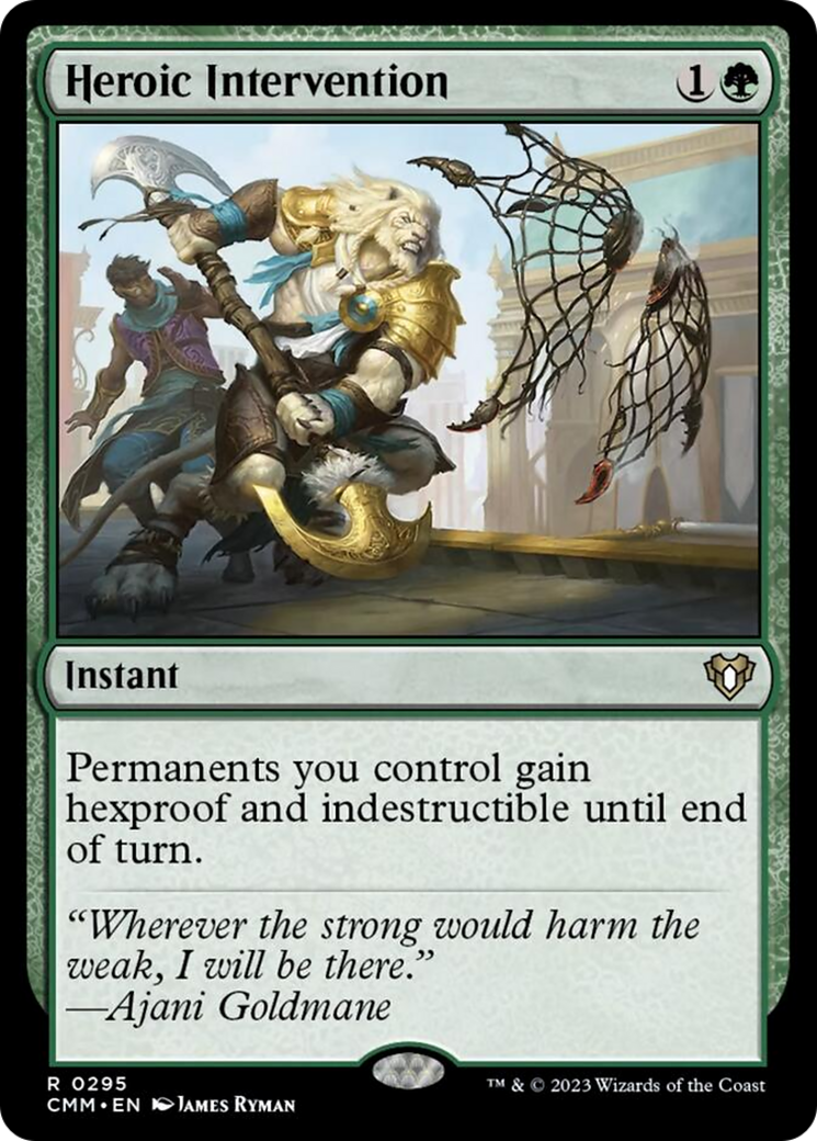 Heroic Intervention [Commander Masters] | Eastridge Sports Cards & Games