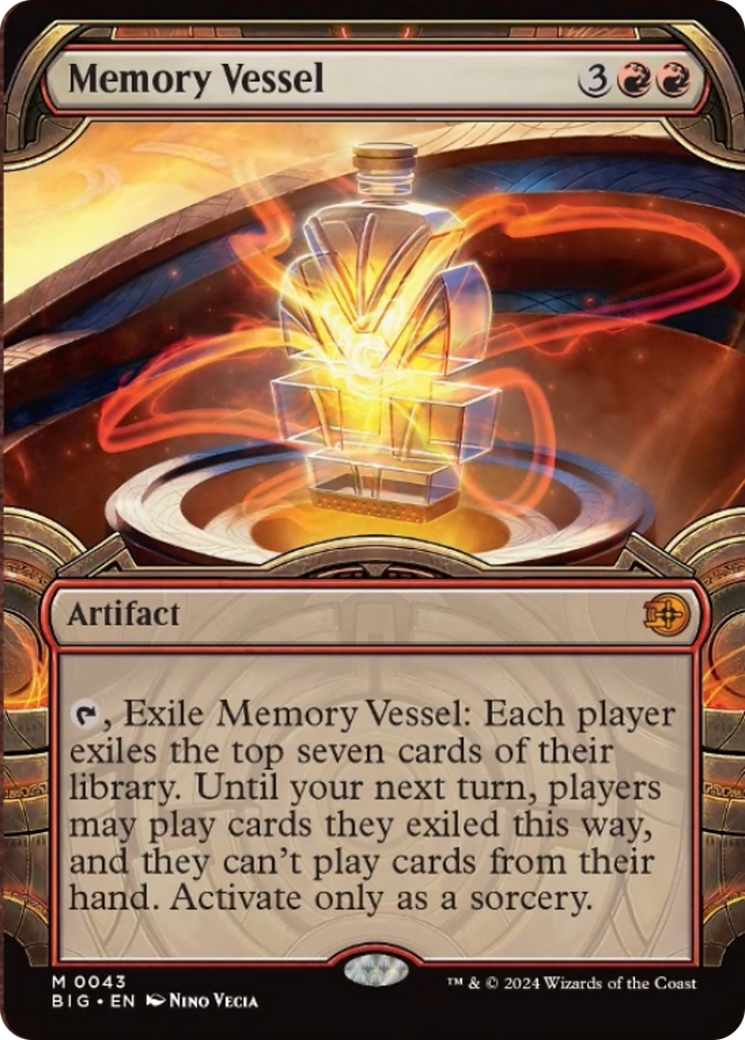 Memory Vessel (Showcase) [Outlaws of Thunder Junction: The Big Score] | Eastridge Sports Cards & Games