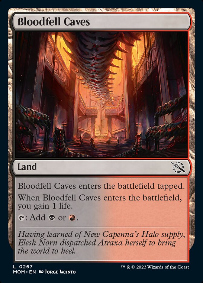 Bloodfell Caves [March of the Machine] | Eastridge Sports Cards & Games