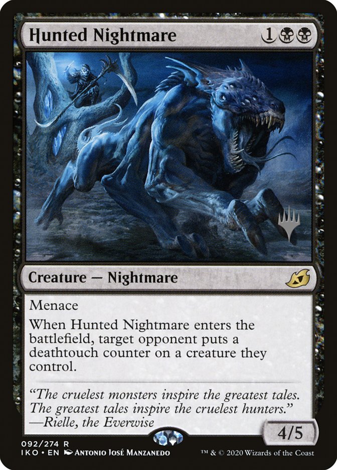 Hunted Nightmare (Promo Pack) [Ikoria: Lair of Behemoths Promos] | Eastridge Sports Cards & Games