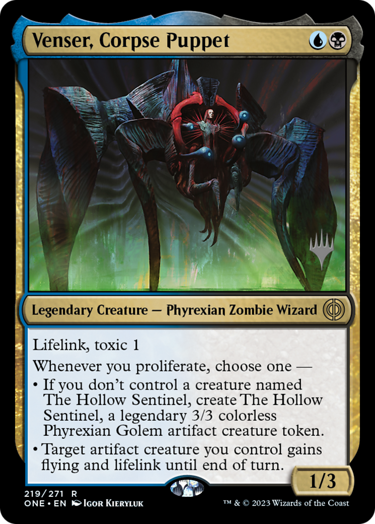 Venser, Corpse Puppet (Promo Pack) [Phyrexia: All Will Be One Promos] | Eastridge Sports Cards & Games