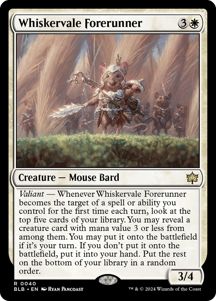 Whiskervale Forerunner [Bloomburrow] | Eastridge Sports Cards & Games