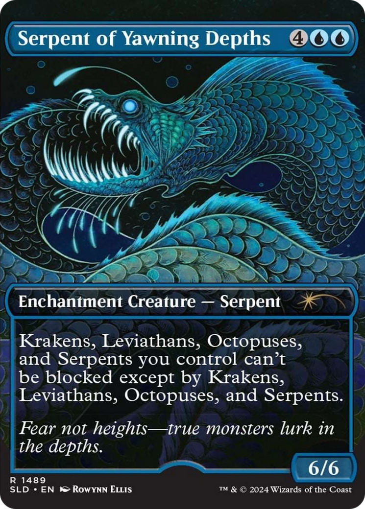 Serpent of Yawning Depths (Rainbow Foil) [Secret Lair Drop Series] | Eastridge Sports Cards & Games