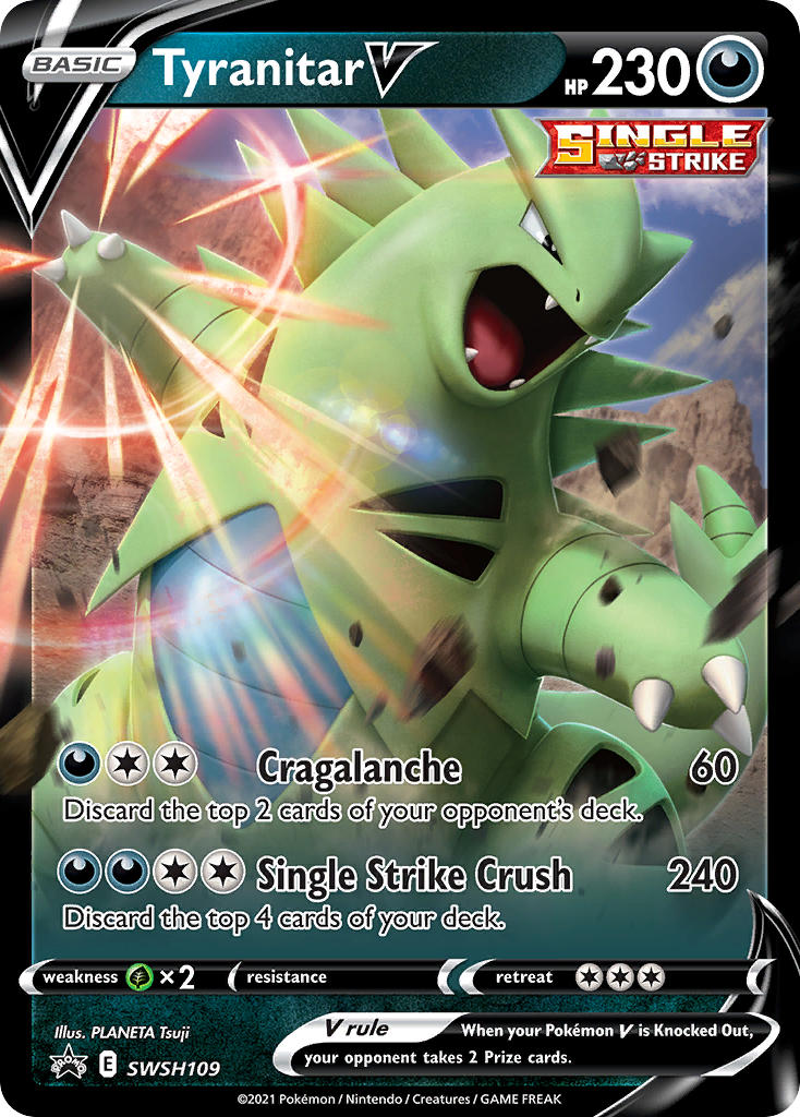 Tyranitar V (SWSH109) [Sword & Shield: Black Star Promos] | Eastridge Sports Cards & Games