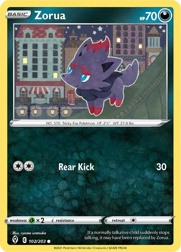 Zorua (102/203) [Sword & Shield: Evolving Skies] | Eastridge Sports Cards & Games