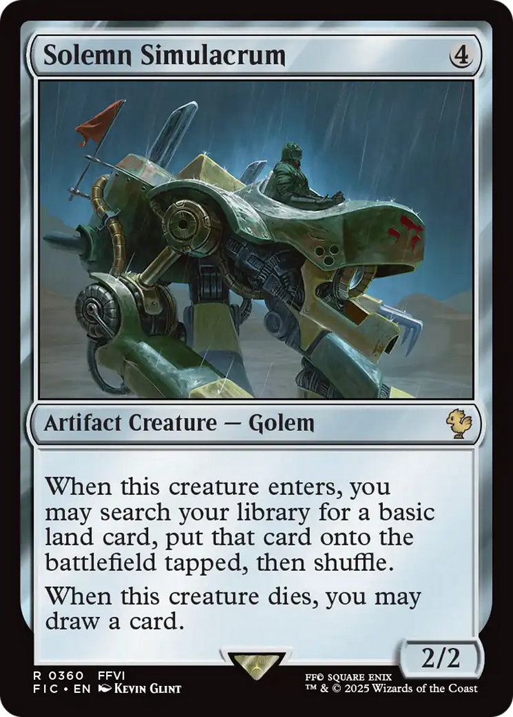 Solemn Simulacrum [FINAL FANTASY Commander] | Eastridge Sports Cards & Games