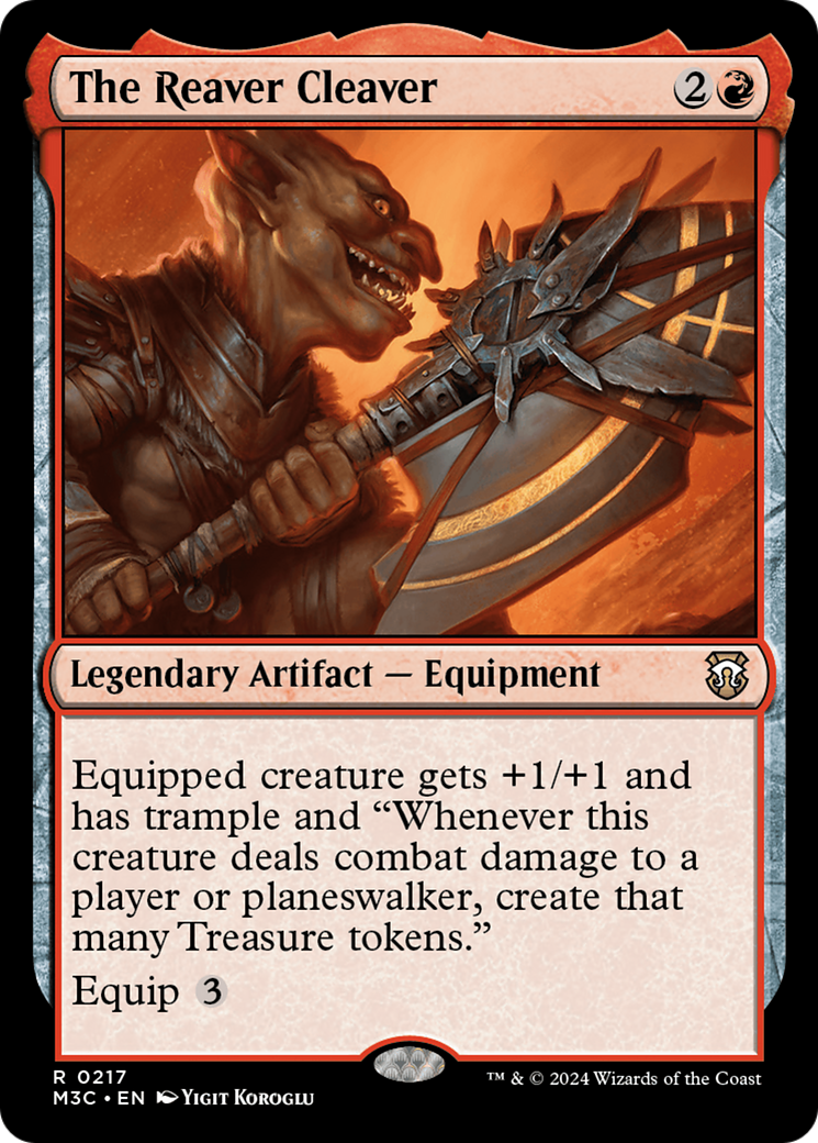 The Reaver Cleaver (Ripple Foil) [Modern Horizons 3 Commander] | Eastridge Sports Cards & Games