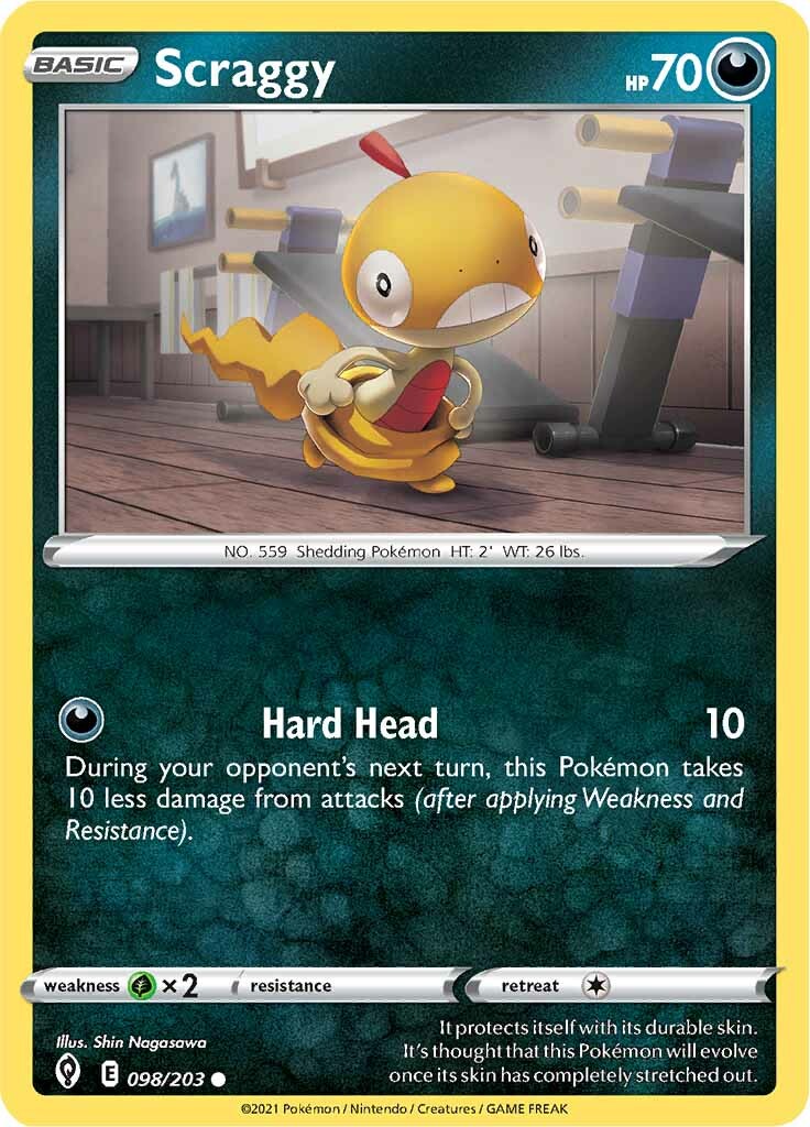 Scraggy (098/203) [Sword & Shield: Evolving Skies] | Eastridge Sports Cards & Games