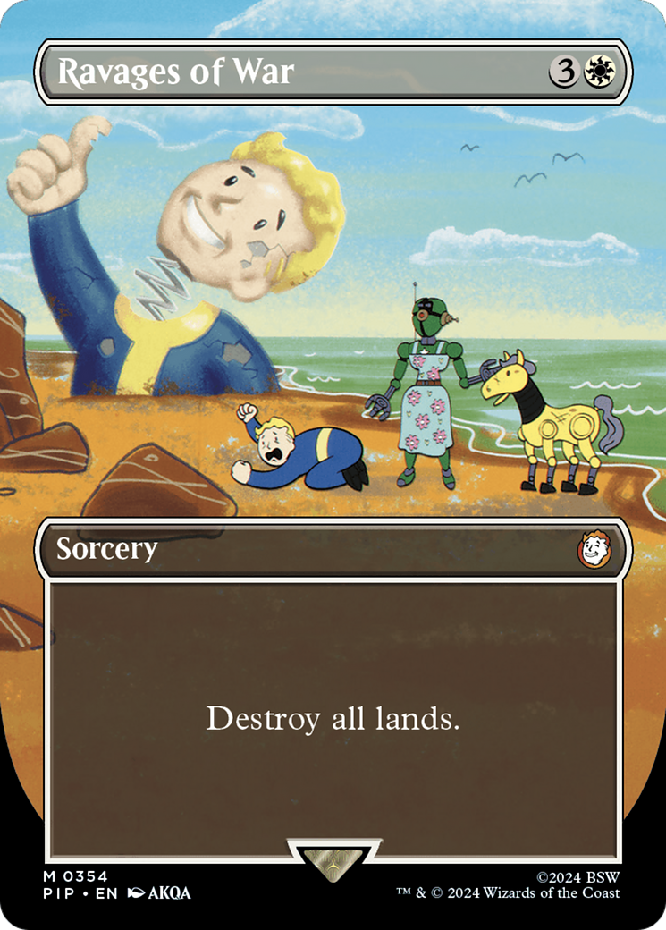 Ravages of War (Borderless) [Fallout] | Eastridge Sports Cards & Games