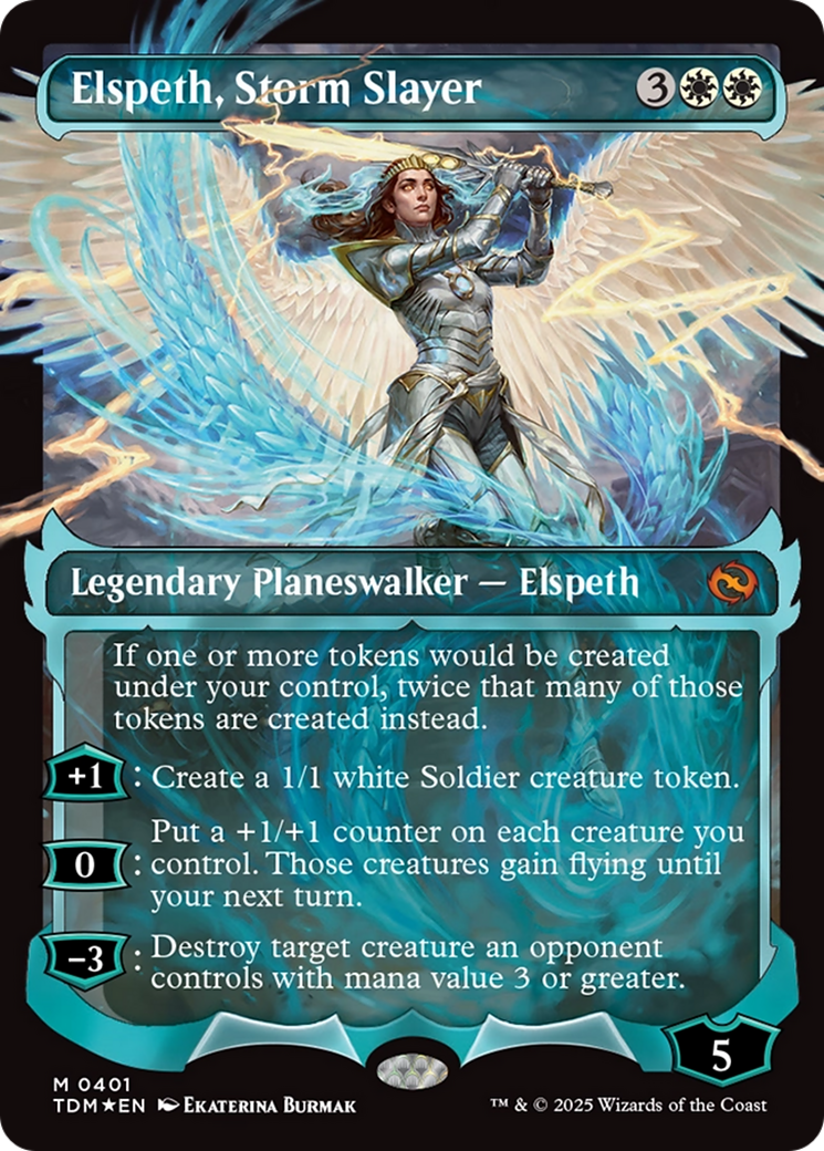 Elspeth, Storm Slayer (Showcase) [Tarkir: Dragonstorm] | Eastridge Sports Cards & Games