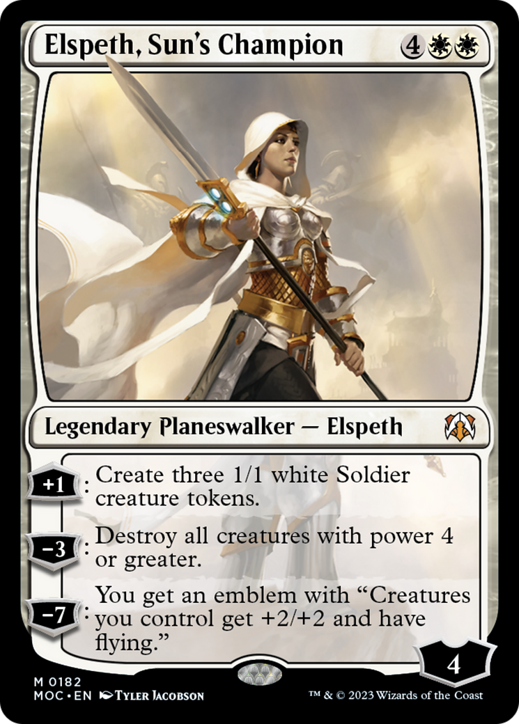 Elspeth, Sun's Champion [March of the Machine Commander] | Eastridge Sports Cards & Games