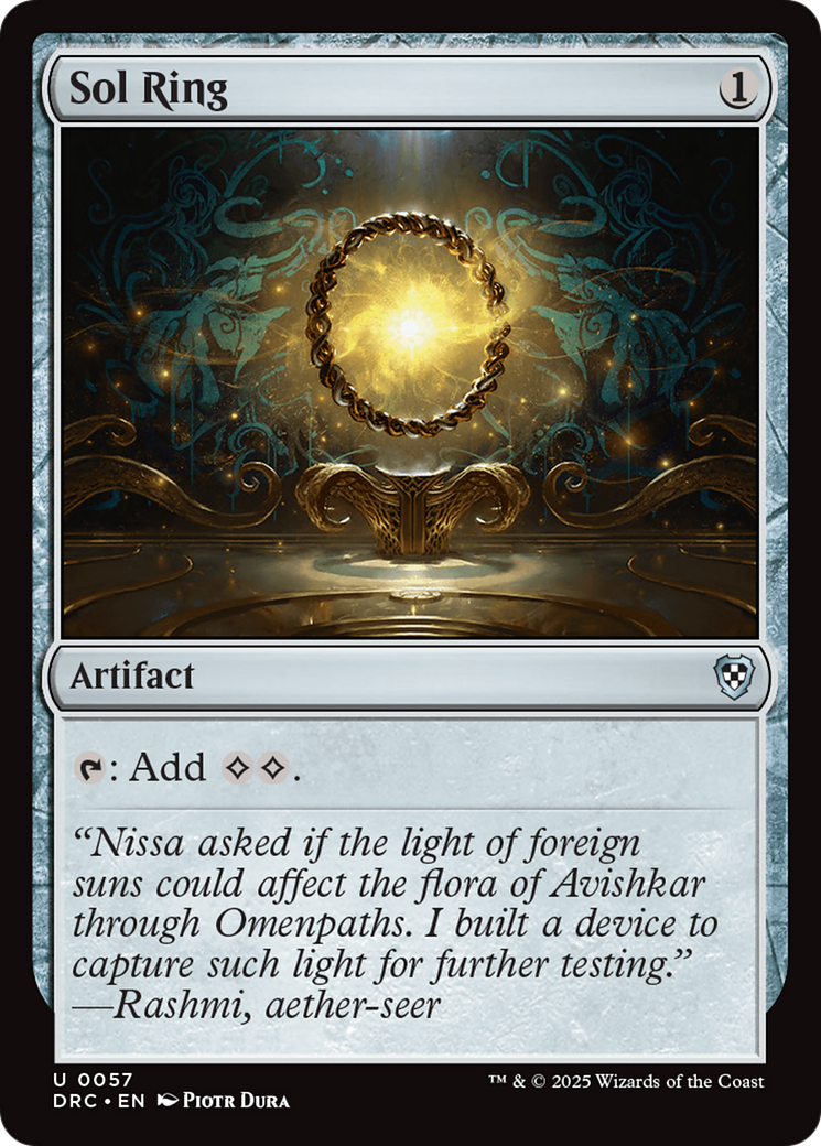 Sol Ring (0057) [Aetherdrift Commander] | Eastridge Sports Cards & Games