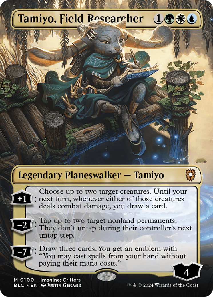 Tamiyo, Field Researcher (Borderless) [Bloomburrow Commander] | Eastridge Sports Cards & Games