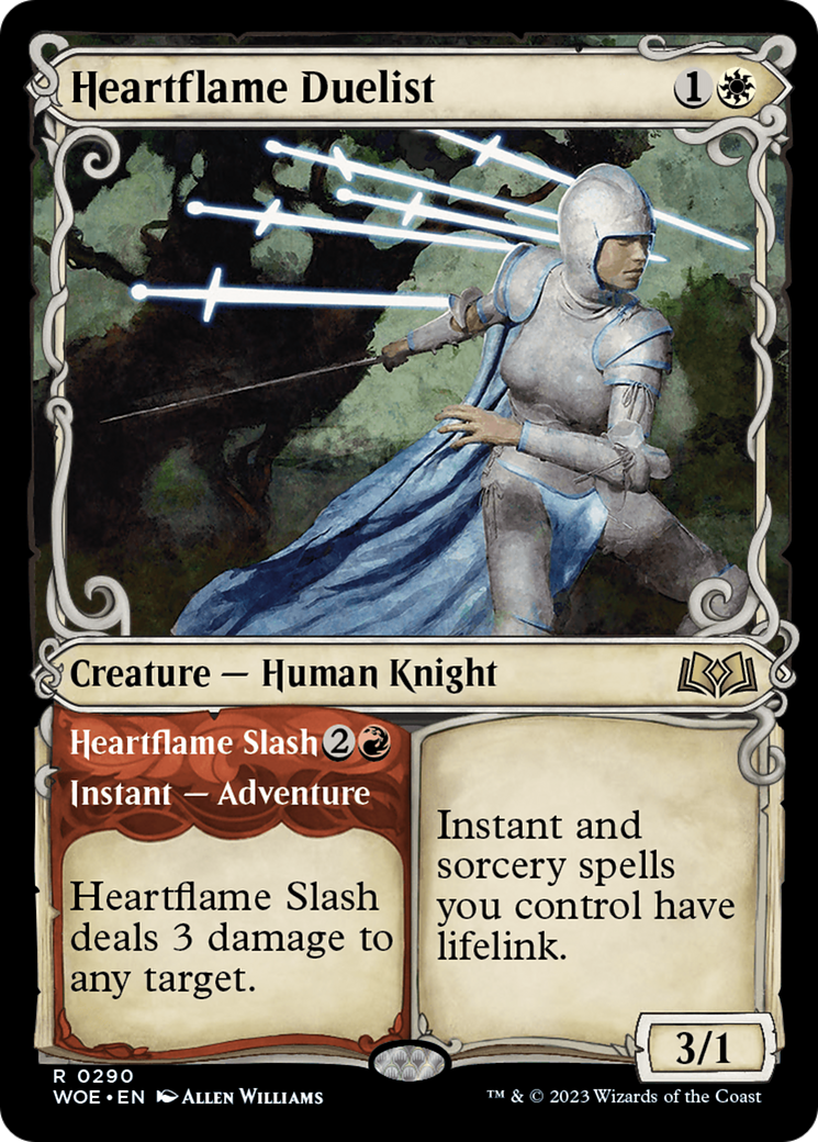 Heartflame Duelist // Heartflame Slash (Showcase) [Wilds of Eldraine] | Eastridge Sports Cards & Games