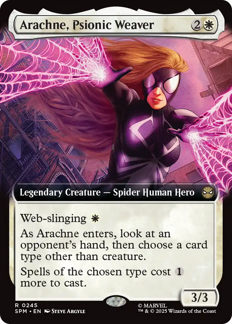 Arachne, Psionic Weaver (Extended Art) [Marvel's Spider-Man] | Eastridge Sports Cards & Games
