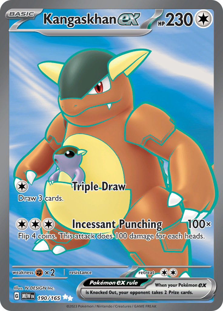 Kangaskhan ex (190/165) [Scarlet & Violet: 151] | Eastridge Sports Cards & Games