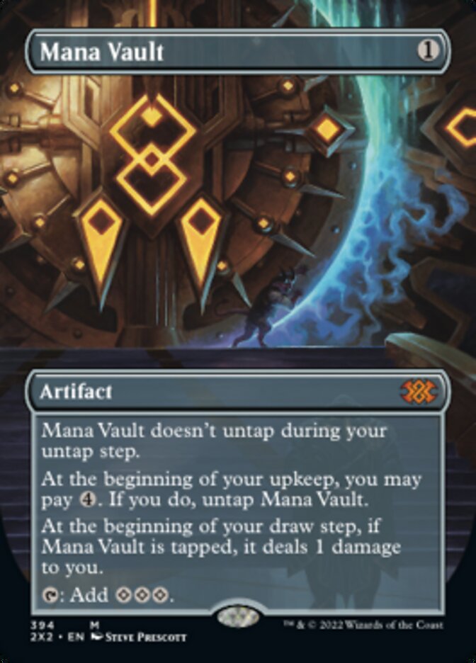 Mana Vault (Borderless Alternate Art) [Double Masters 2022] | Eastridge Sports Cards & Games