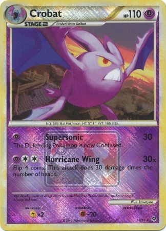 Crobat (14/95) (League Promo) [HeartGold & SoulSilver: Unleashed] | Eastridge Sports Cards & Games