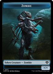 Spirit (0039) // Zombie (0013) Double-Sided Token [Commander Masters Tokens] | Eastridge Sports Cards & Games