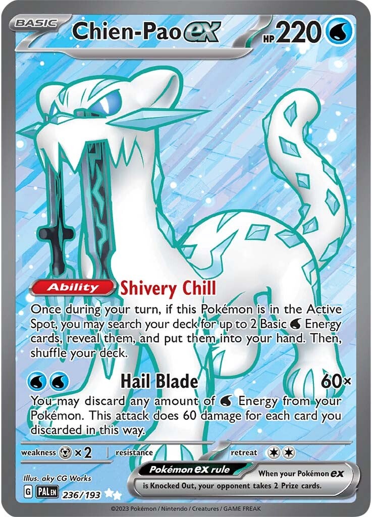 Chien-Pao ex (236/193) [Scarlet & Violet: Paldea Evolved] | Eastridge Sports Cards & Games