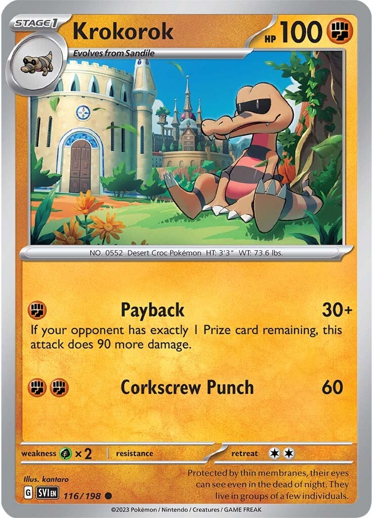 Krokorok (116/198) [Scarlet & Violet: Base Set] | Eastridge Sports Cards & Games