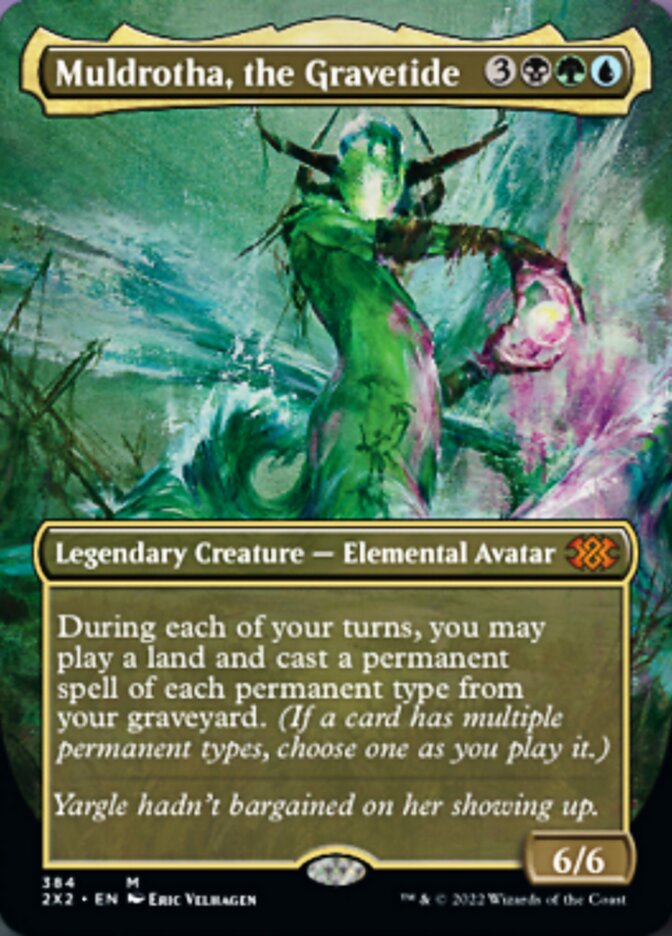 Muldrotha, the Gravetide (Borderless Alternate Art) [Double Masters 2022] | Eastridge Sports Cards & Games