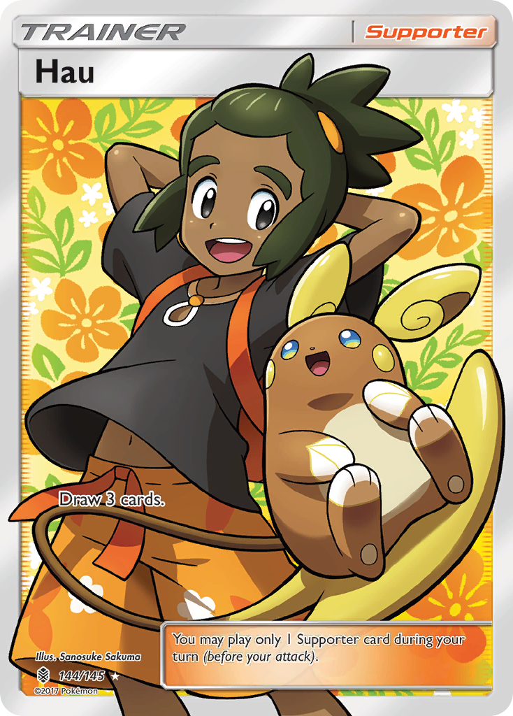 Hau (144/145) [Sun & Moon: Guardians Rising] | Eastridge Sports Cards & Games