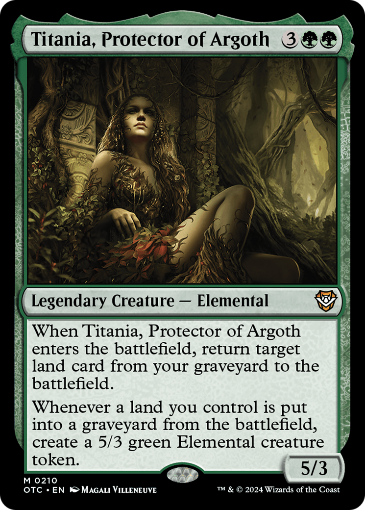 Titania, Protector of Argoth [Outlaws of Thunder Junction Commander] | Eastridge Sports Cards & Games