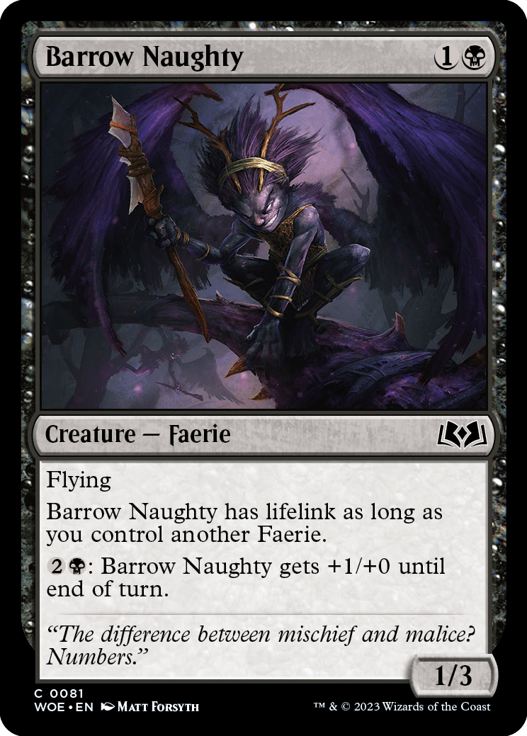 Barrow Naughty [Wilds of Eldraine] | Eastridge Sports Cards & Games