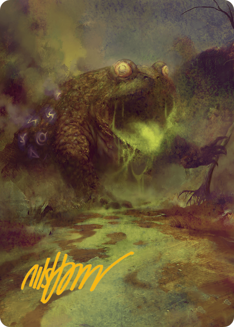The Gitrog Monster Art Card (Gold-Stamped Signature) [Bloomburrow Art Series] | Eastridge Sports Cards & Games