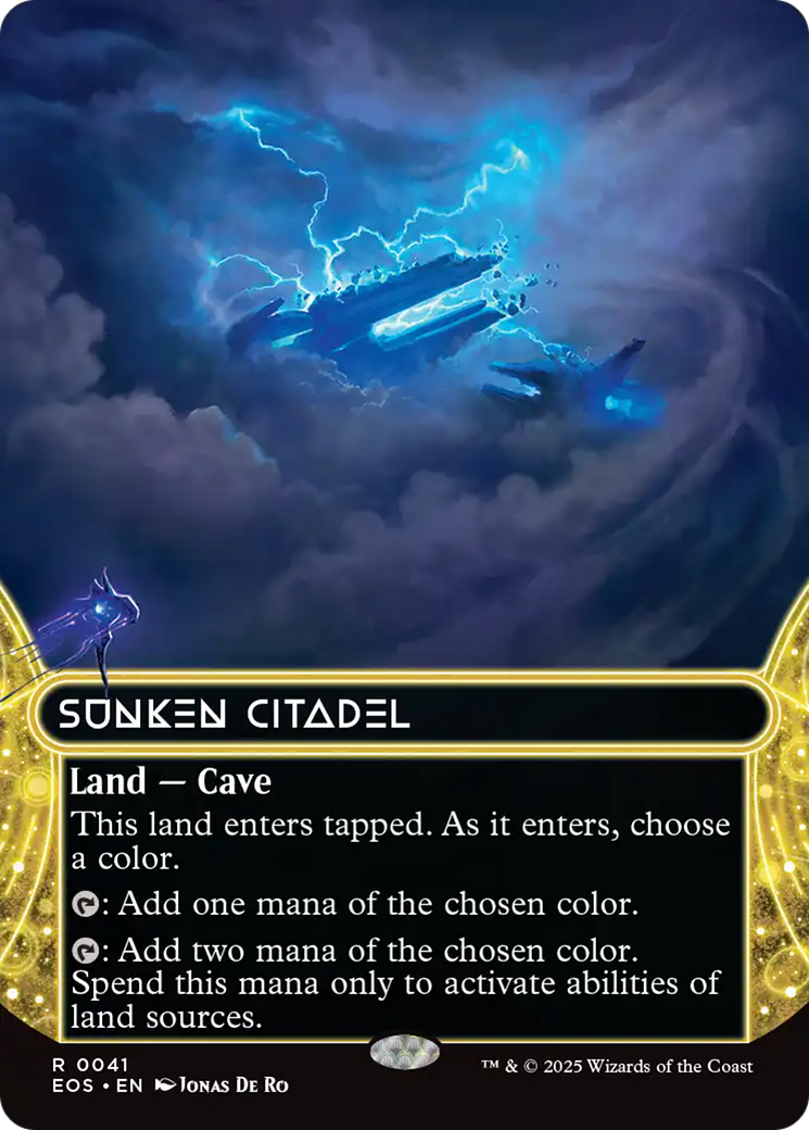 Sunken Citadel (0041) (Borderless) [Edge of Eternities: Stellar Sights] | Eastridge Sports Cards & Games