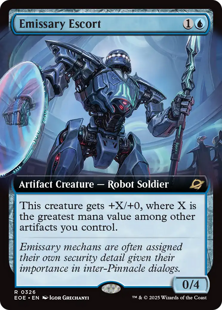 Emissary Escort (Extended Art) [Edge of Eternities] | Eastridge Sports Cards & Games