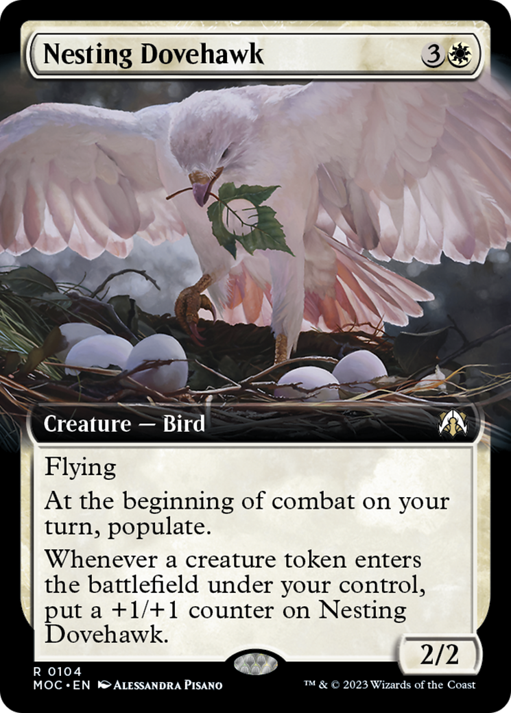 Nesting Dovehawk (Extended Art) [March of the Machine Commander] | Eastridge Sports Cards & Games