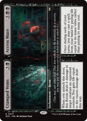 Cramped Vents // Access Maze [Duskmourn: House of Horror Commander] | Eastridge Sports Cards & Games