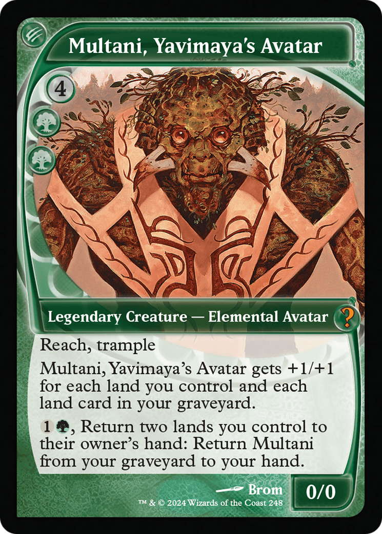 Multani, Yavimaya's Avatar (Future Sight) [Mystery Booster 2] | Eastridge Sports Cards & Games