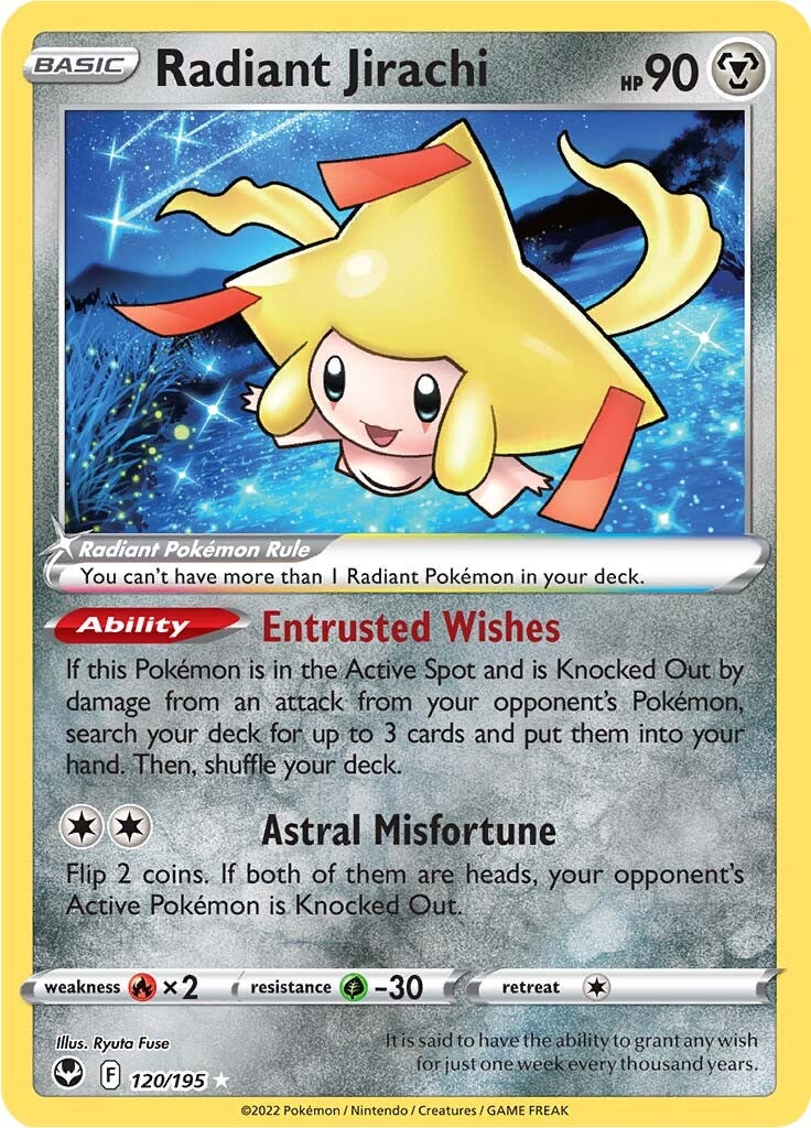 Radiant Jirachi (120/195) [Sword & Shield: Silver Tempest] | Eastridge Sports Cards & Games