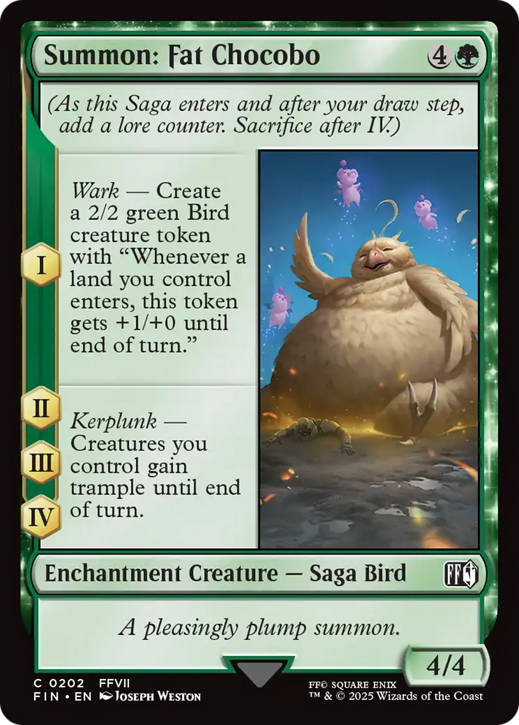 Summon: Fat Chocobo [FINAL FANTASY] | Eastridge Sports Cards & Games