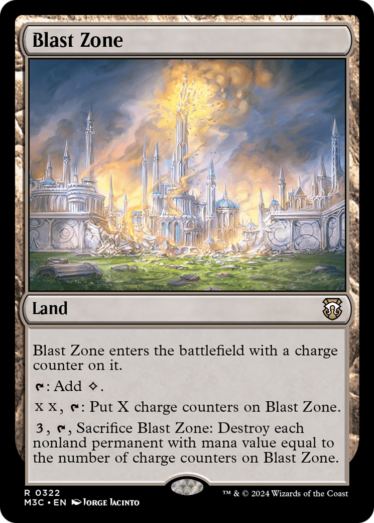 Blast Zone (Ripple Foil) [Modern Horizons 3 Commander] | Eastridge Sports Cards & Games