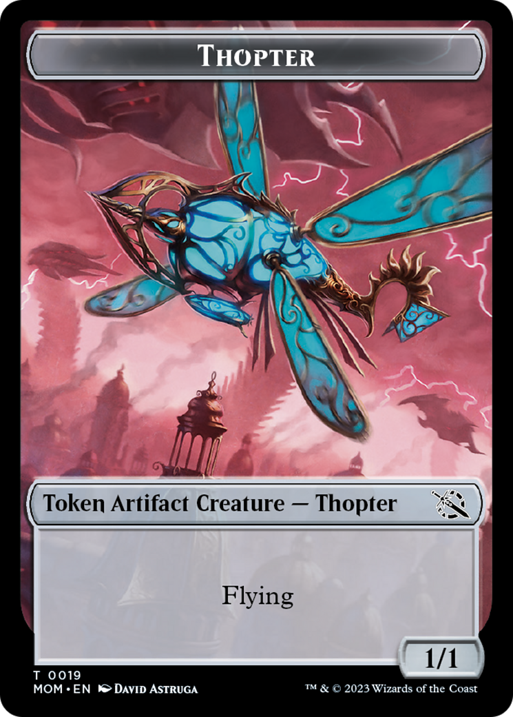 Elemental (9) // Thopter Double-Sided Token [March of the Machine Tokens] | Eastridge Sports Cards & Games