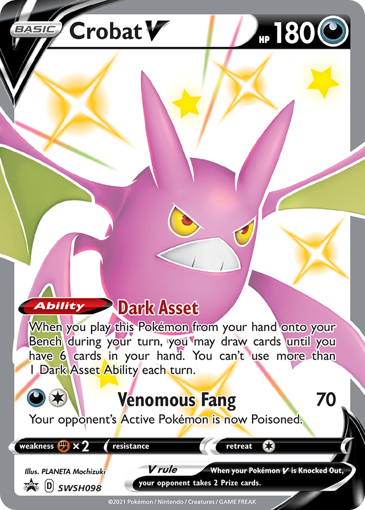 Crobat V (SWSH098) [Sword & Shield: Black Star Promos] | Eastridge Sports Cards & Games