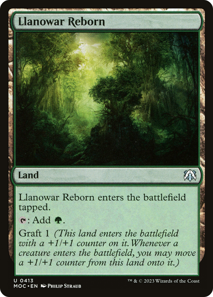 Llanowar Reborn [March of the Machine Commander] | Eastridge Sports Cards & Games