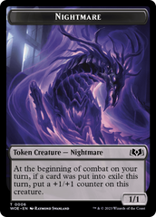 Nightmare // Food (0011) Double-Sided Token [Wilds of Eldraine Tokens] | Eastridge Sports Cards & Games