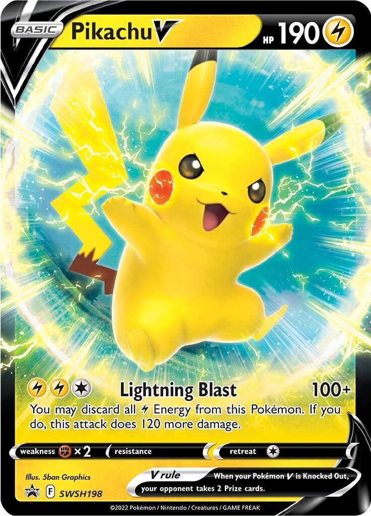 Pikachu V (SWSH198) [Sword & Shield: Black Star Promos] | Eastridge Sports Cards & Games