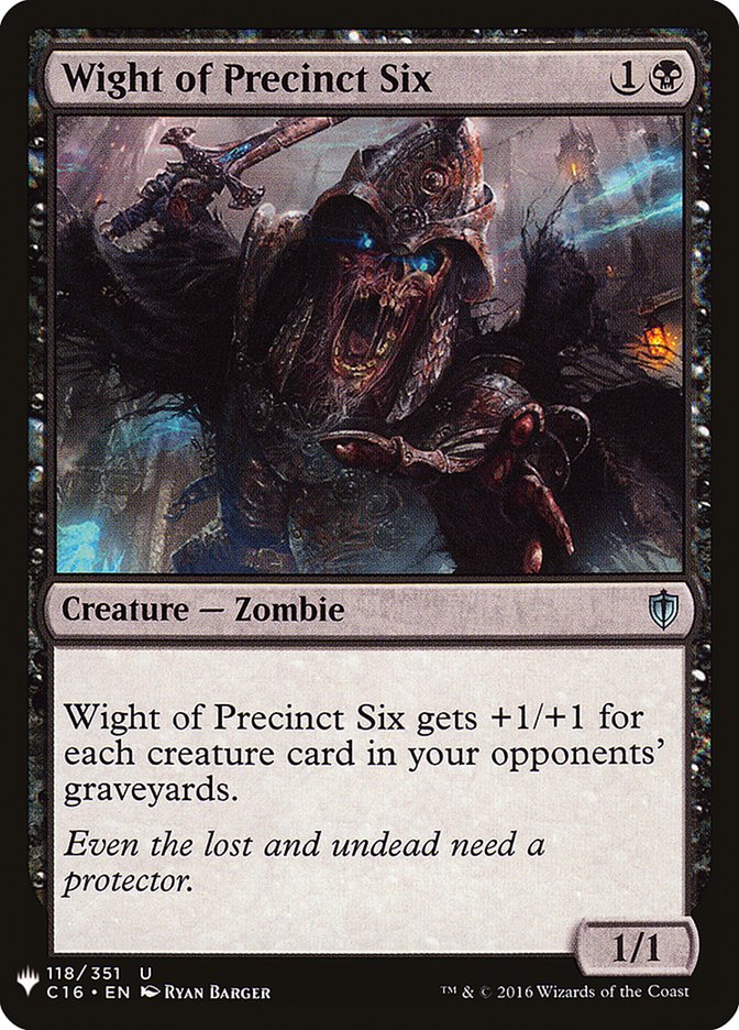 Wight of Precinct Six [Mystery Booster] | Eastridge Sports Cards & Games