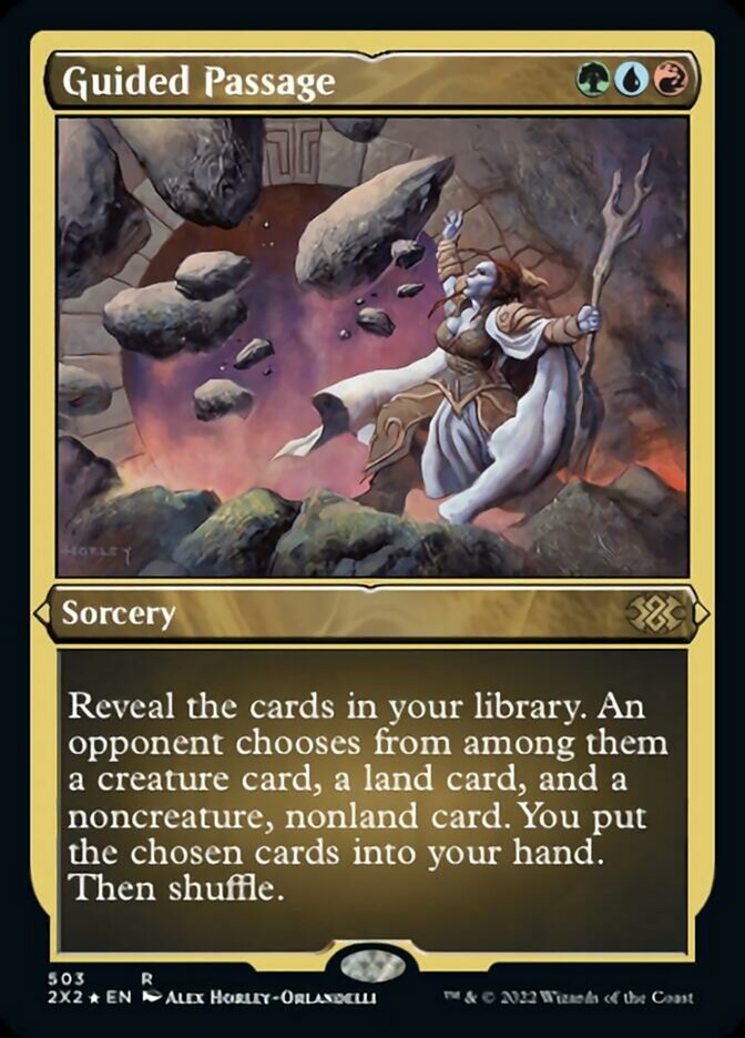 Guided Passage (Foil Etched) [Double Masters 2022] | Eastridge Sports Cards & Games