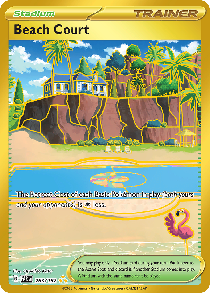 Beach Court (263/182) [Scarlet & Violet: Paradox Rift] | Eastridge Sports Cards & Games