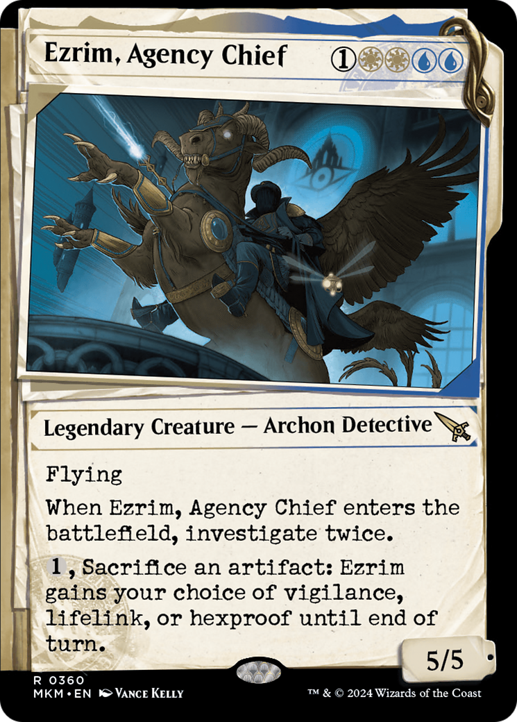 Ezrim, Agency Chief (Showcase) [Murders at Karlov Manor] | Eastridge Sports Cards & Games