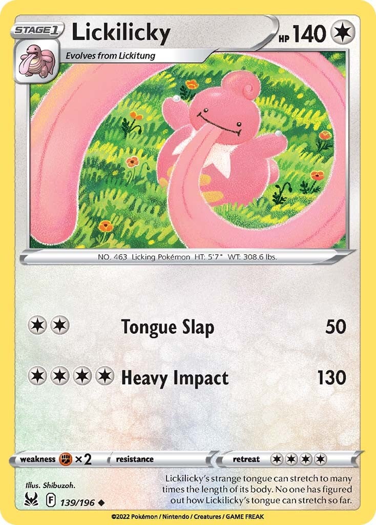 Lickilicky (139/196) [Sword & Shield: Lost Origin] | Eastridge Sports Cards & Games