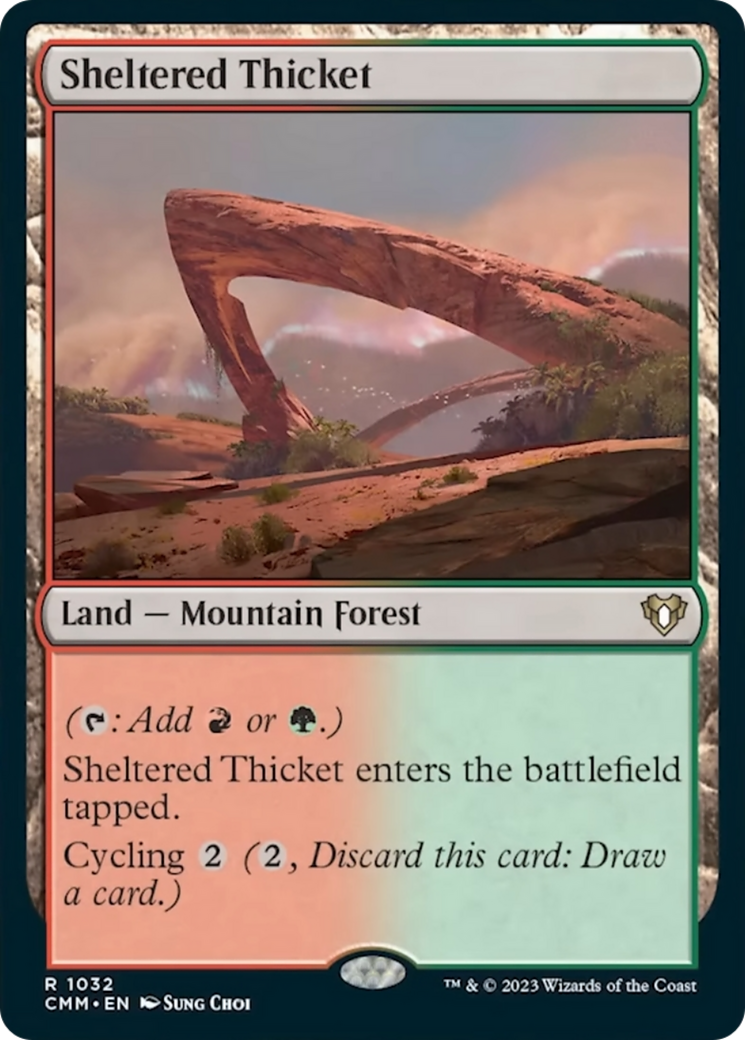 Sheltered Thicket [Commander Masters] | Eastridge Sports Cards & Games